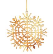 HALLMARKED 9CT GOLD SNOWFLAKE PENDANT