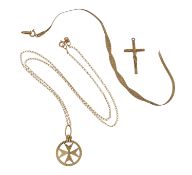 COLLECTION OF 9CT GOLD JEWELLERY