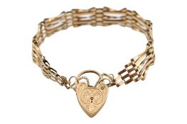 9CT GOLD MESH LINKED BRACELET