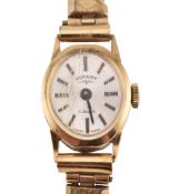 HALLMARKED 9CT GOLD ROTARY WRISTWATCH