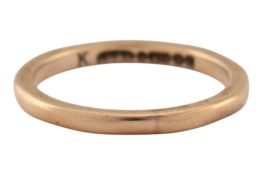 HALLMARKED 9CT GOLD BAND RING