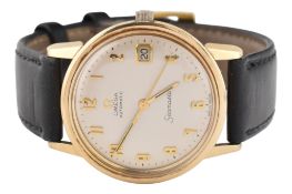 HALLMARKED 9CT GOLD OMEGA AUTOMATIC SEAMASTER WRISTWATCH