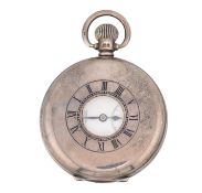 HALLMARKED SILVER THOS RUSSELL OF LIVERPOOL HALF HUNTER WATCH