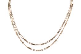 GOLD LONG GUARD CHAIN