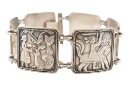 DAVID ANDERSEN NORWEGIAN 830 SILVER FAIRY TALE BRACELET
