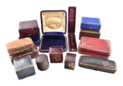 COLLECTION OF JEWELLERY BOXES