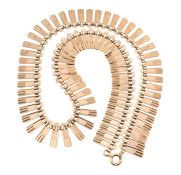 HALLMARKED 9CT GOLD FRINGE NECKLACE