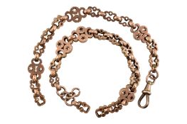 19TH CENTURY BOOK WATCH CHAIN AF