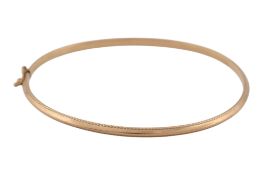 HALLMARKED 9CT GOLD BANGLE