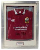 RUGBY - WARREN GATLAND - BRITISH AND IRISH LIONS - SIGNED SHIRT