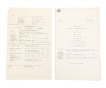 THE GOON SHOW – BBC COMEDY SHOW 1951-1960 - ORIGINAL RECORDING SCRIPT