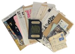 HAROLD WHITAKER - COLLECTION OF CORRESPONDENCE, FILM FESTIVAL PROGRAMMES AND PERSONAL BELONGINGS