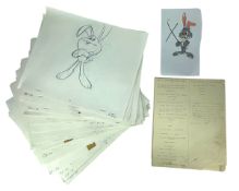 HAROLD WHITAKER - COLLECTION OF SKETCHES AND ANIMATION CELS, INC. 