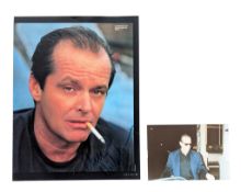 ACTORS - JACK NICHOLSON - AUTOGRAPHED MAGAZINE PAGE