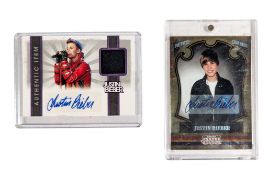 MUSIC - JUSTIN BIEBER - PANINI AUTOGRAPH TRADING CARDS