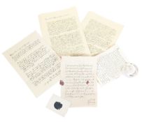 WOLF HALL (2024) - REBEL ARMY PRODUCTION PROP LETTER AND OTHER