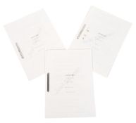 DOCTOR WHO - CRIMSON HORROR (2013)- 3X ORIGINAL DRAFT SCRIPTS