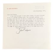 POETRY - SIR JOHN BETJEMAN (D.1984) - HUMOROUS TLS