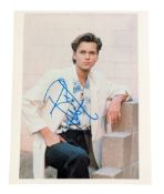 ACTORS - RIVER PHOENIX (D.1993) - SCARCE AUTOGRAPHED 8X10
