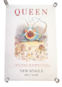 QUEEN - I'M GOING SLIGHTLY MAD - ORIGINAL LARGE PROMO POSTER
