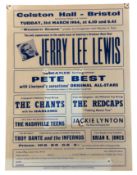 BEATLES INTEREST - COLSTON HALL, BRISTOL - ORIGINAL 1964 HANDBILL / FLYER