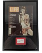 MUSIC - THE ROLLING STONES - MICK JAGGER - AUTOGRAPH