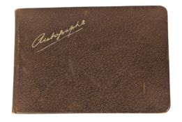 AUTOGRAPH ALBUM - C1940S - NOEL COWARD, RONALD FRANKAU ETC
