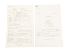 THE GOON SHOW – BBC COMEDY SHOW 1951-1960 - ORIGINAL RECORDING SCRIPT