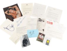 AUTOGRAPHS - LARGE COLLECTION OF ASSORTED
