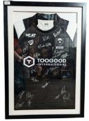 RUGBY UNION - BRISTOL BEARS - SIGNED FRAMED SHIRT