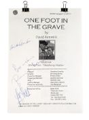 ONE FOOT IN THE GRAVE (BBC SITCOM) - ORIGINAL PRODUCTION SCRIPT