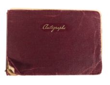 1950S AUTOGRAPH ALBUM - DISNEY, LAUREL & HARDY, CHAPLIN ETC