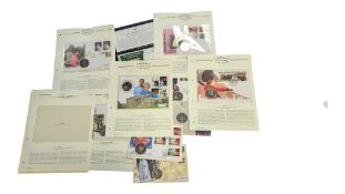 1991 UNITED KINGDOM DUCK STAMP SILVER MEDAL & COIN COVERS