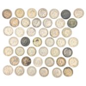 COLLECTION OF BRITISH CIRCULATED SILVER THREE PENCE