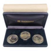 2002 CHANNEL ISLANDS DUKE OF WELLINGTON THREE COIN SET