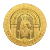 1966 900TH ANNIVERSARY OF BATTLE OF HASTINGS GOLD MEDAL