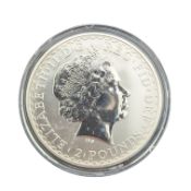 1999 QUEEN ELIZABETH II BRITANNIA SILVER COIN