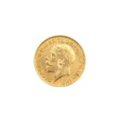 1912 KING GEORGE V GOLD HALF SOVEREIGN