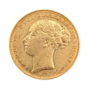 1883 QUEEN VICTORIA MELBOURNE MINT GOLD SOVEREIGN