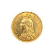 1887 QUEEN VICTORIA GOLD DOUBLE SOVEREIGN