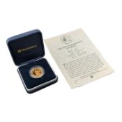 1989 QUEEN ELIZABETH II 500TH ANNIVERSARY GOLD SOVEREIGN