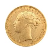 1872 QUEEN VICTORIA GOLD SOVEREIGN