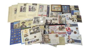 COLLECTION OF COMMEMORATIVE COINS & COIN COVERSE