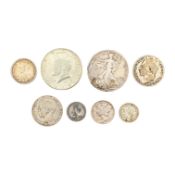COLLECTION OF WORLD CIRCULATED SILVER COINS