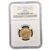 1871 AUSTRALIA QUEEN VICTORIA SYDNEY SOVEREIGN