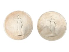 1900 & 1901 BRITISH SILVER TRADE DOLLARS