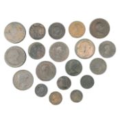 1797 KING GEORGE III CARTWHEEL PENNY & OTHER EXAMPLES