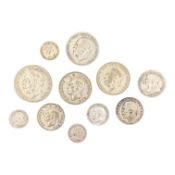 COLLECTION OF BRITISH CIRCULATED SILVER COINS