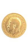 1911 KING GEORGE V GOLD HALF SOVEREIGN