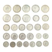 COLLECTION OF BRITISH CIRCULATED SILVER COINS